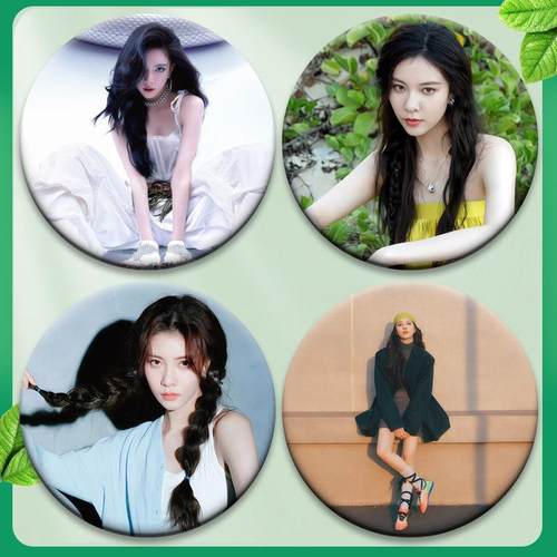 宋妍霏徽章演唱会吧唧马口铁钥匙扣书包挂件胸针58MM谷子谷圈周边 - 图3