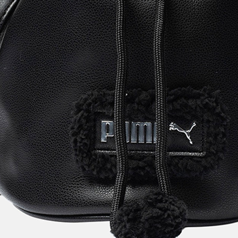 PUMA/彪马正品当季新款男女同款皮革拼接单肩水桶包077474-01,淘宝优惠券,粉丝福利购,淘宝优惠卷