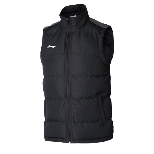 李宁童装儿童棉马甲新款男女儿童拼接大童保暖马甲AMMN002