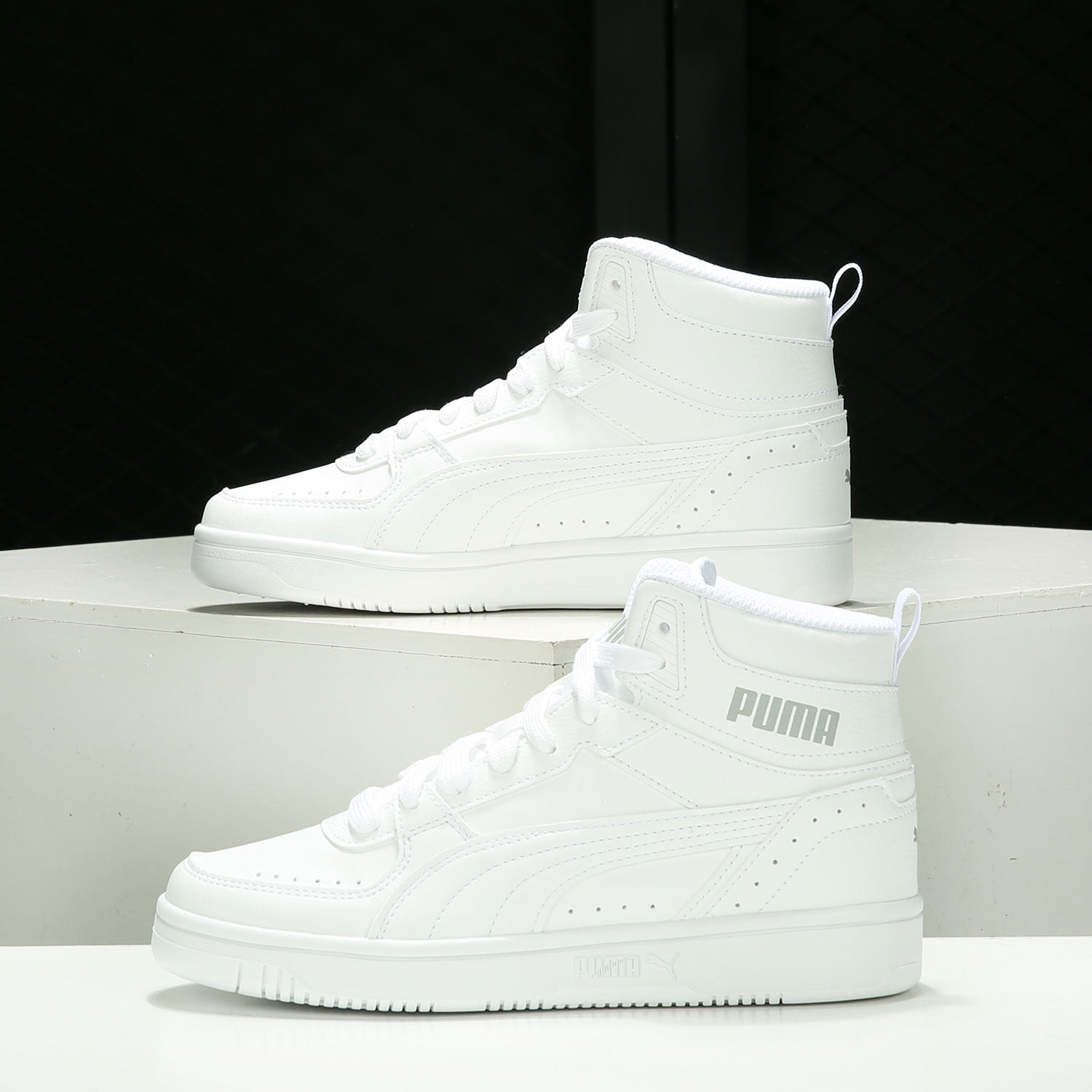 Puma/彪马正品 Rebound JOY 男女高帮运动休闲板鞋374765-06,淘宝优惠券,粉丝福利购,淘宝优惠卷