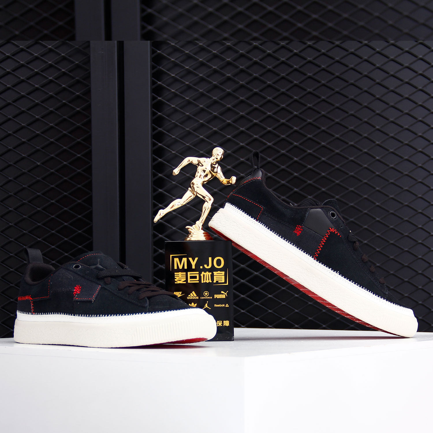 Puma/彪马正品 Clyde Reform男女拼接帆布低帮休运动鞋 372337,淘宝优惠券,粉丝福利购,淘宝优惠卷