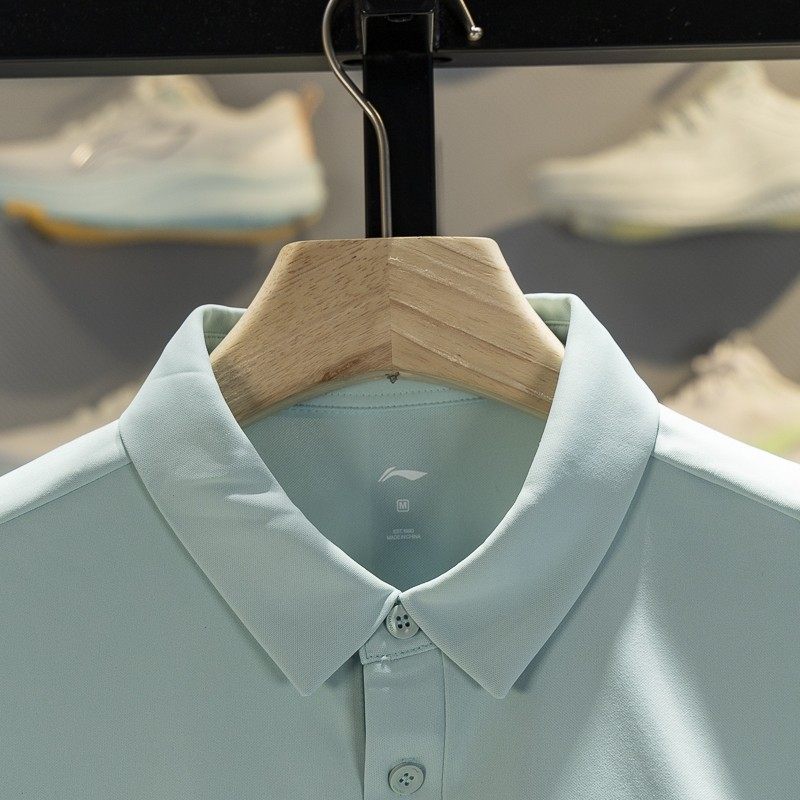 李宁正品2026春季新款男子翻领速干运动训练短袖POLO衫APLW241-3,淘宝优惠券,粉丝福利购,淘宝优惠卷