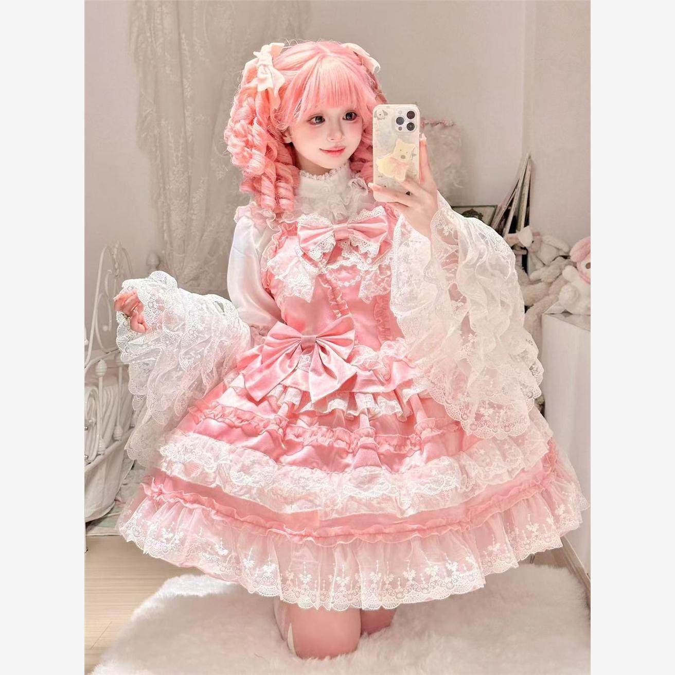 撒娇三月原创恋曲洛丽塔洋装花嫁lolita裙花嫁jsk吊带连衣裙甜心,淘宝优惠券,粉丝福利购,淘宝优惠卷