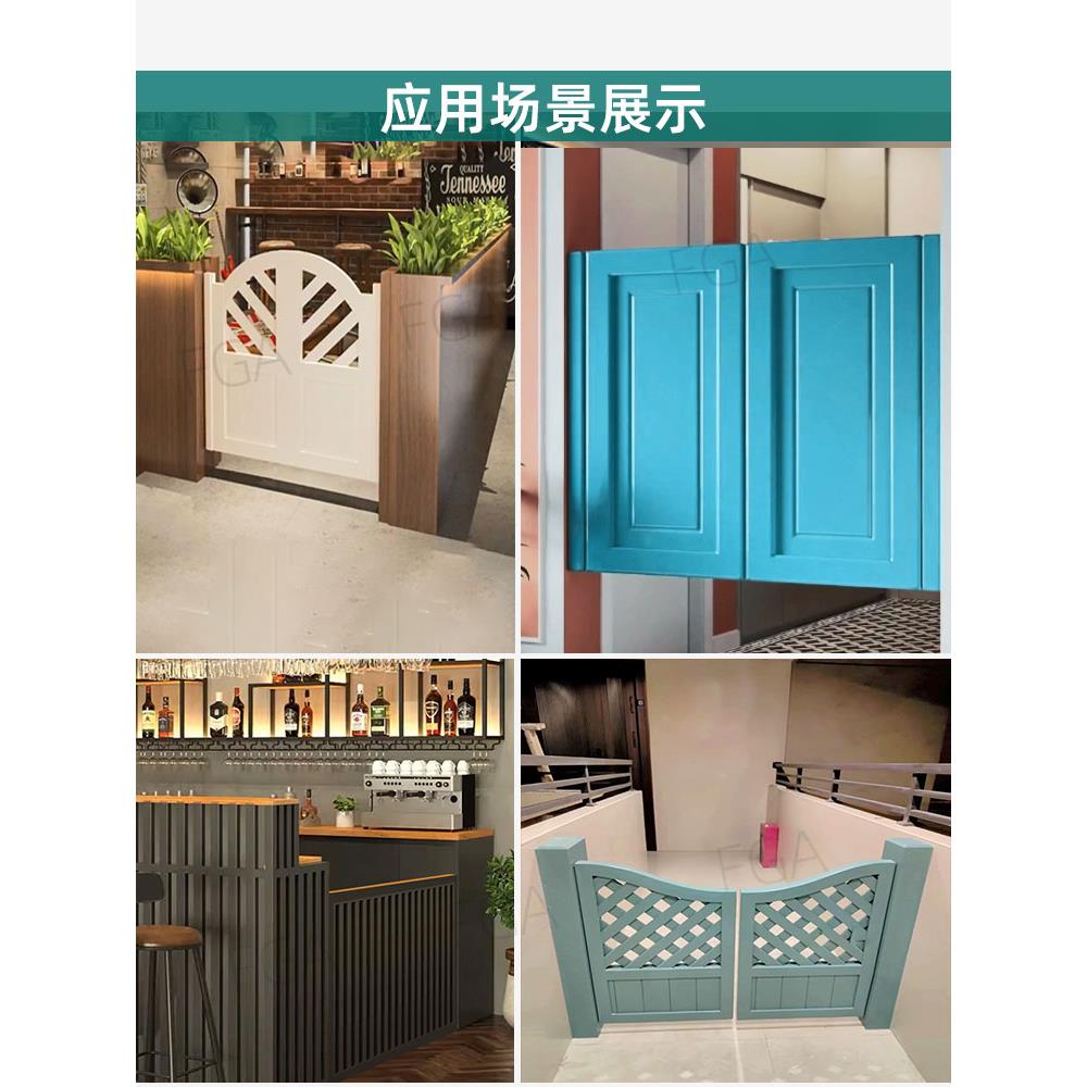 栅栏吧台内推开门自动回弹合页隐形门过道门往里面开90度反弹铰炼 - 图2