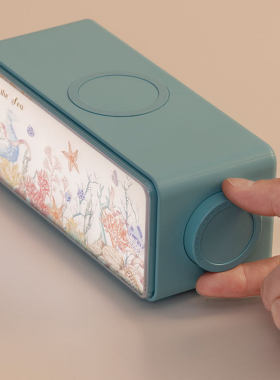 大英博物馆海洋白噪音蓝牙音响圣诞礼物无线充氛围灯送女生日礼物