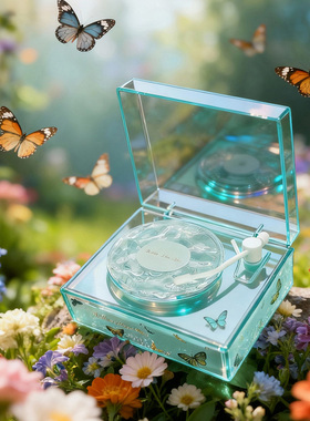 大英博物馆博物志系列蝴蝶翩翩光影律动白噪音蓝牙音响生日礼物