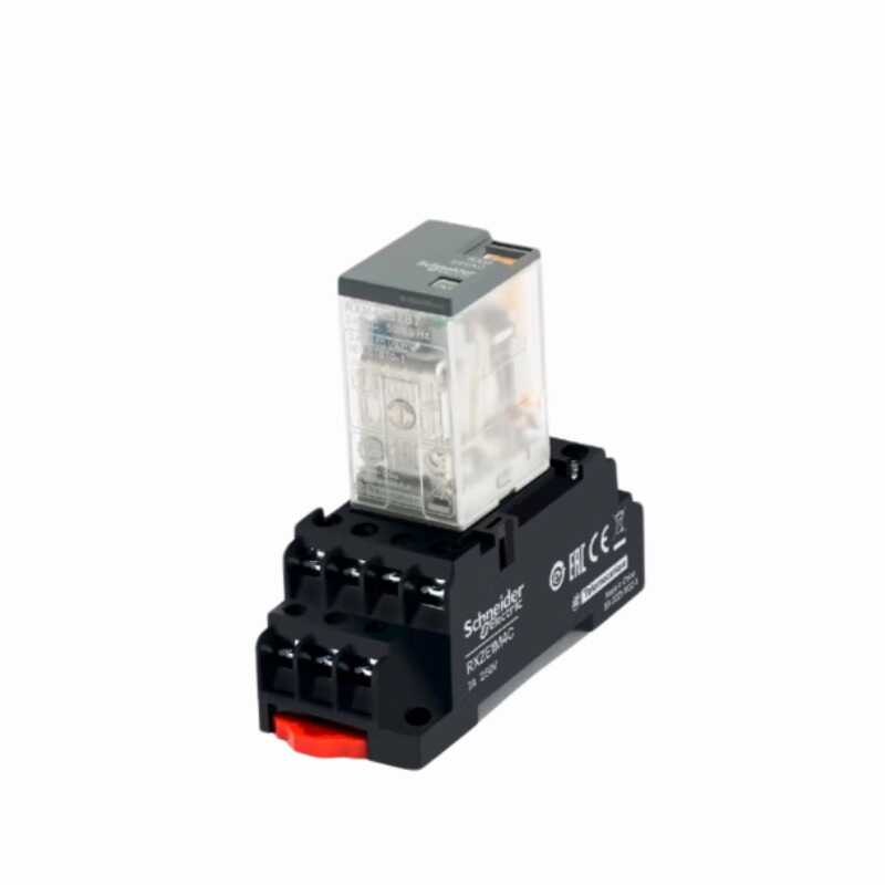 施耐德中间继电器RXM2LB2BD 4LB2P7小型继电器AC220V8脚14脚DC24V - 图3
