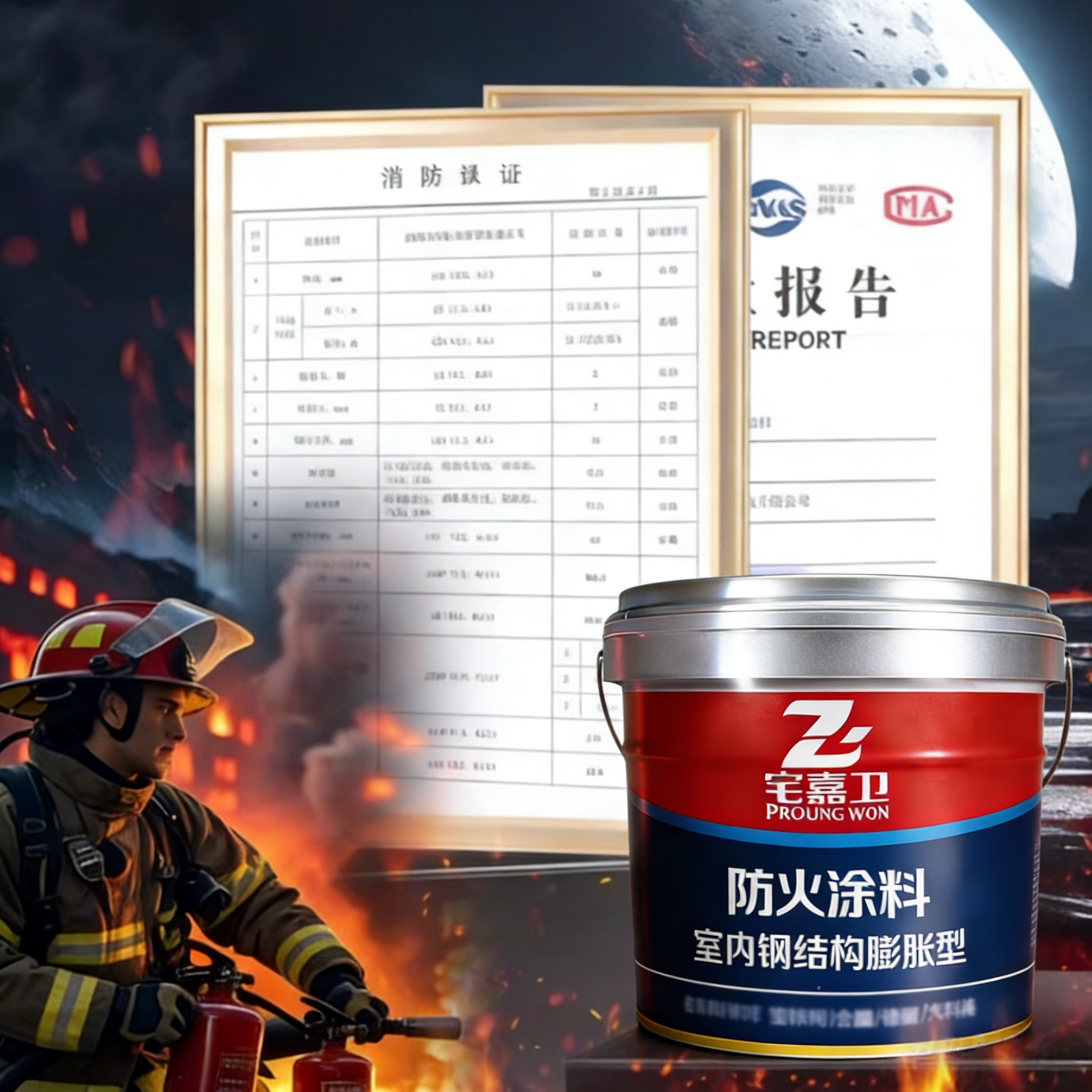 室内外防火涂料钢结构电缆镀锌管阻燃墙面木板膨胀型耐高温专用漆,淘宝优惠券,粉丝福利购,淘宝优惠卷