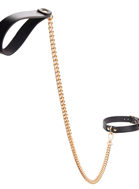 女m皮质choker锁骨圆环项圈