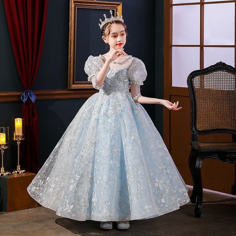 大码礼服绑带公主裙生日宴会小提琴花童婚纱六一主持人钢琴演出服,淘宝优惠券,粉丝福利购,淘宝优惠卷