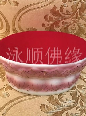 陶瓷新款观音客厅座莲花座底座供奉佛像垫佛台礼家佛具加高垫摆件