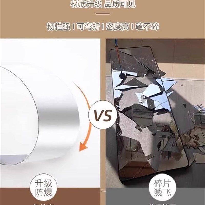 练习瑜伽软镜子跳舞贴墙自粘满墙面大镜子家用卧室定制舞蹈室,淘宝优惠券,粉丝福利购,淘宝优惠卷