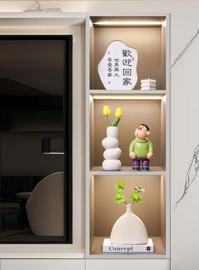 酒柜装饰摆饰现代电视柜餐柜高级感家居好物客厅桌面软装工艺礼品