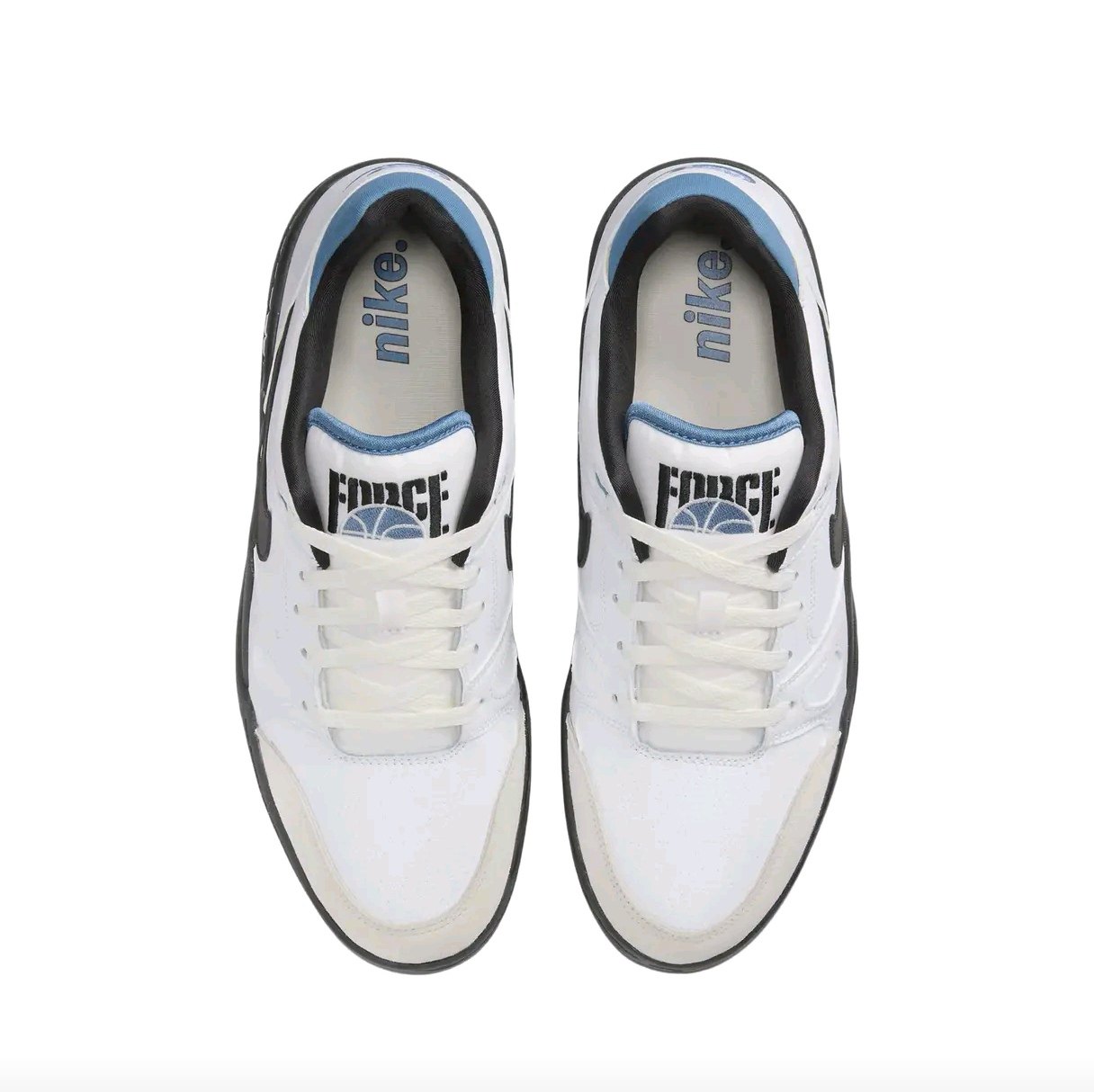 耐克Nike Full黑白蓝低帮运动休闲板鞋HJ7262-100,淘宝优惠券,粉丝福利购,淘宝优惠卷