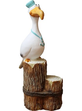 童话创意阳光沙滩椰树海鸥家居装饰摆件幼儿园儿童房花园造景饰品