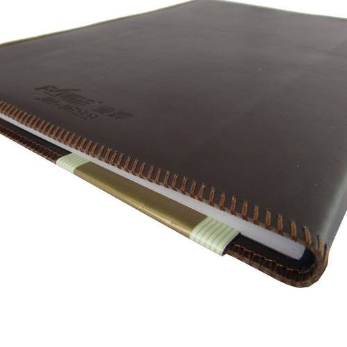 金辉JH2299 A5笔记本册 商务软皮本皮面记事本100页 办公用品文具 - 图1