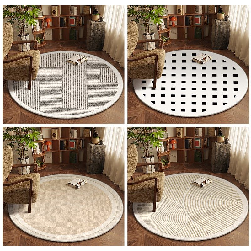 免洗电脑椅子地垫书房学习桌圆形座椅转椅地毯卧室梳妆台防滑脚垫,淘宝优惠券,粉丝福利购,淘宝优惠卷