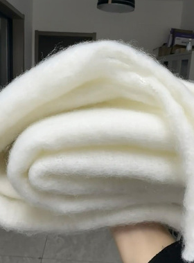 韩版纯色加厚女生围巾冬季新款