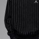 Nike ຂອງແທ້ JORDAN Men's Striped Velvet Sports Round Neck Pullover FN6355-010