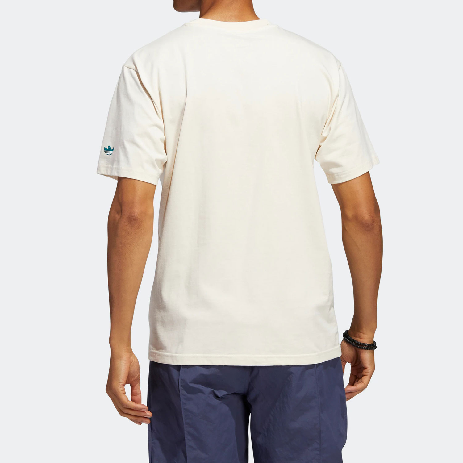 Adidas/阿迪达斯正品三叶草男女卡通印花圆领运动短袖HC2192 - 图0