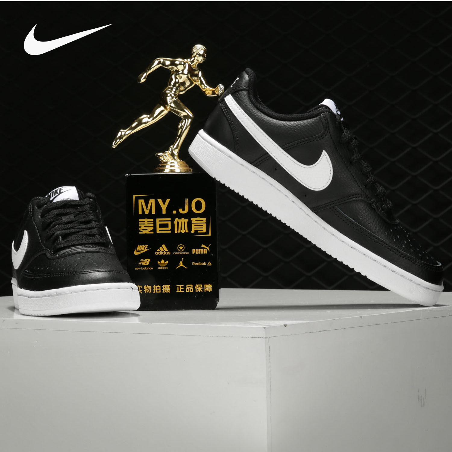 Nike/耐克正品新款COURT VISION 女子低帮运动鞋板鞋休闲鞋CD5434 - 图2