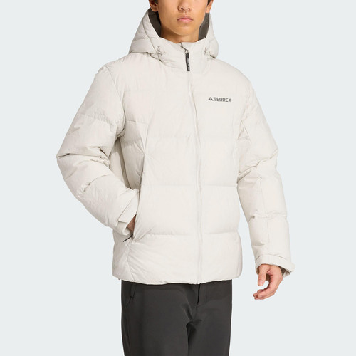 Adidas/阿迪达斯正品冬季男士运动户外拒水防风经典羽绒服JV8722 - 图1