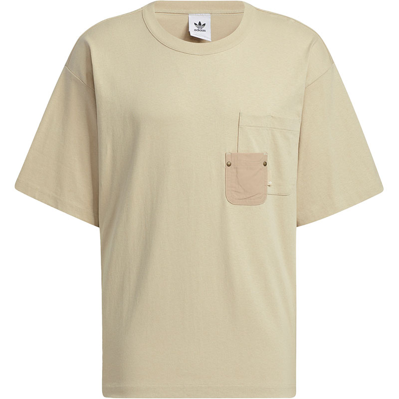 Adidas/阿迪达斯正品当季三叶草男子口袋运动短袖T恤HM7991 - 图3