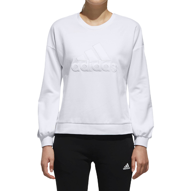 Adidas/阿迪达斯正品女装当季女子EMBY BOS针织套头衫卫衣 DT2357 - 图3