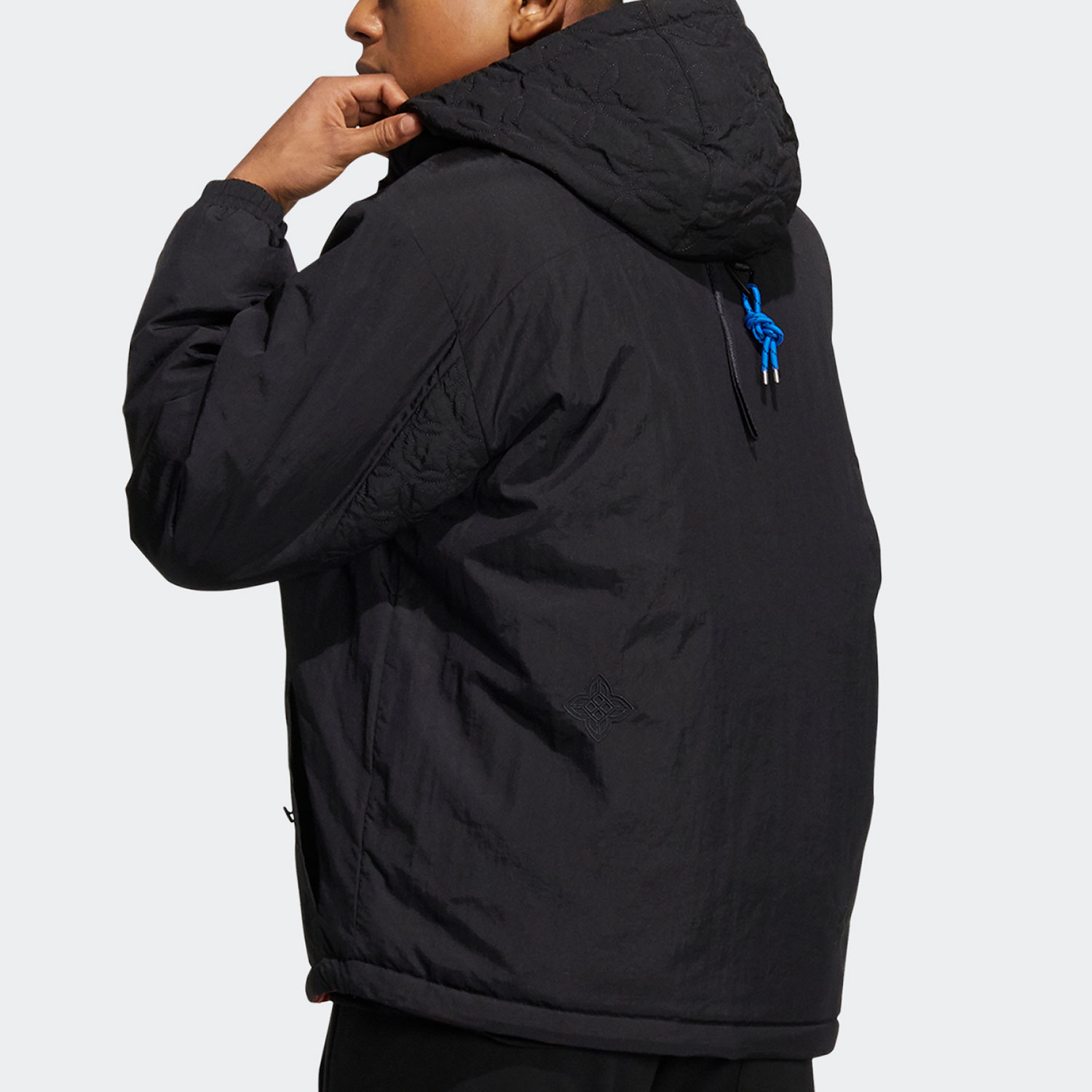 Adidas/阿迪达斯正品当季新款三叶草男子双面穿棉服 HD0330 - 图0