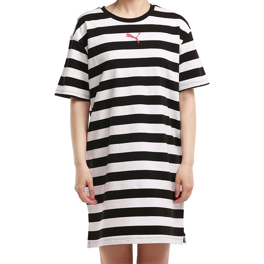Puma/彪马正品当季新款运动休闲透气女子半袖连衣裙 845867-01