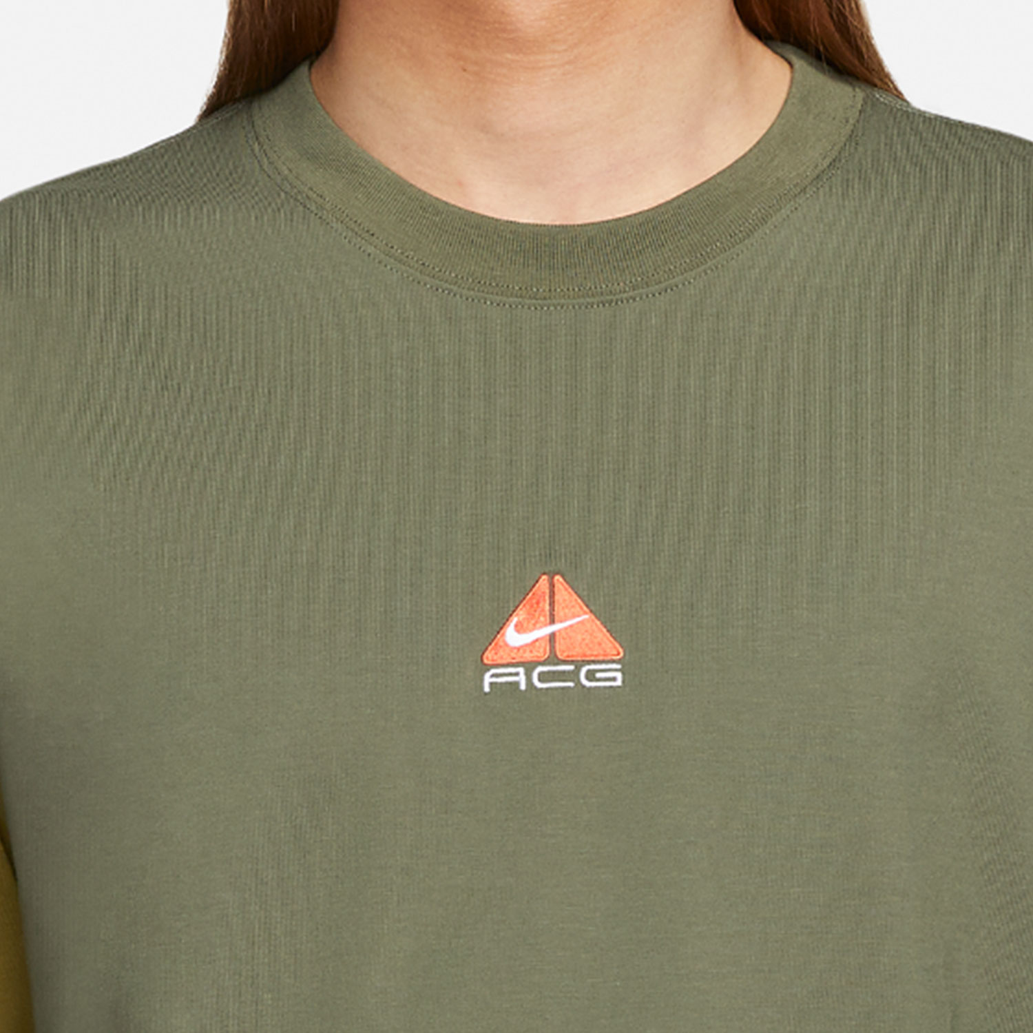 Nike/耐克官方正品男士常规圆领套头拼色休闲长袖T恤DO9682-222 - 图2