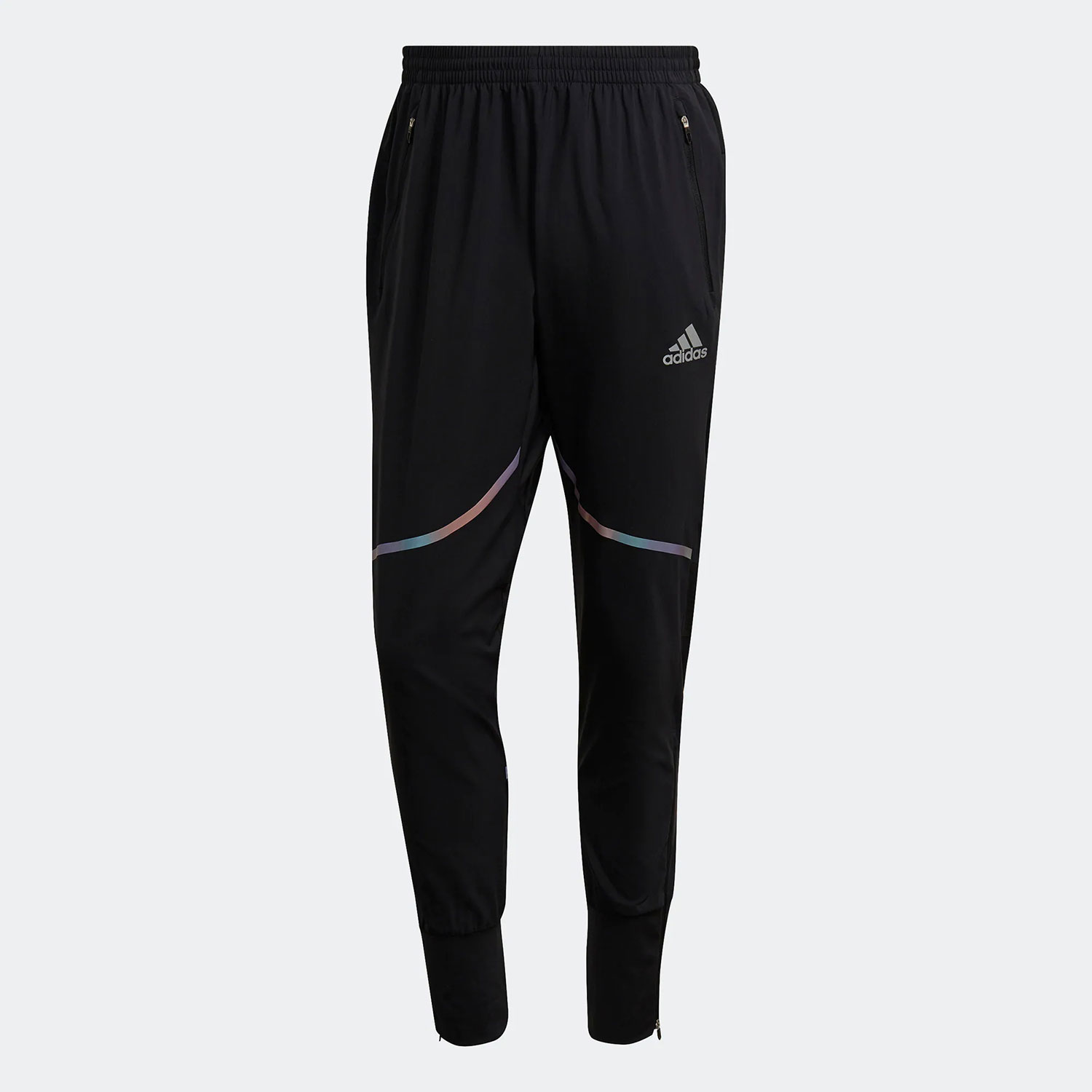 Adidas/阿迪达斯正品当季男子跑步训练束脚透气运动裤HF8766 - 图2