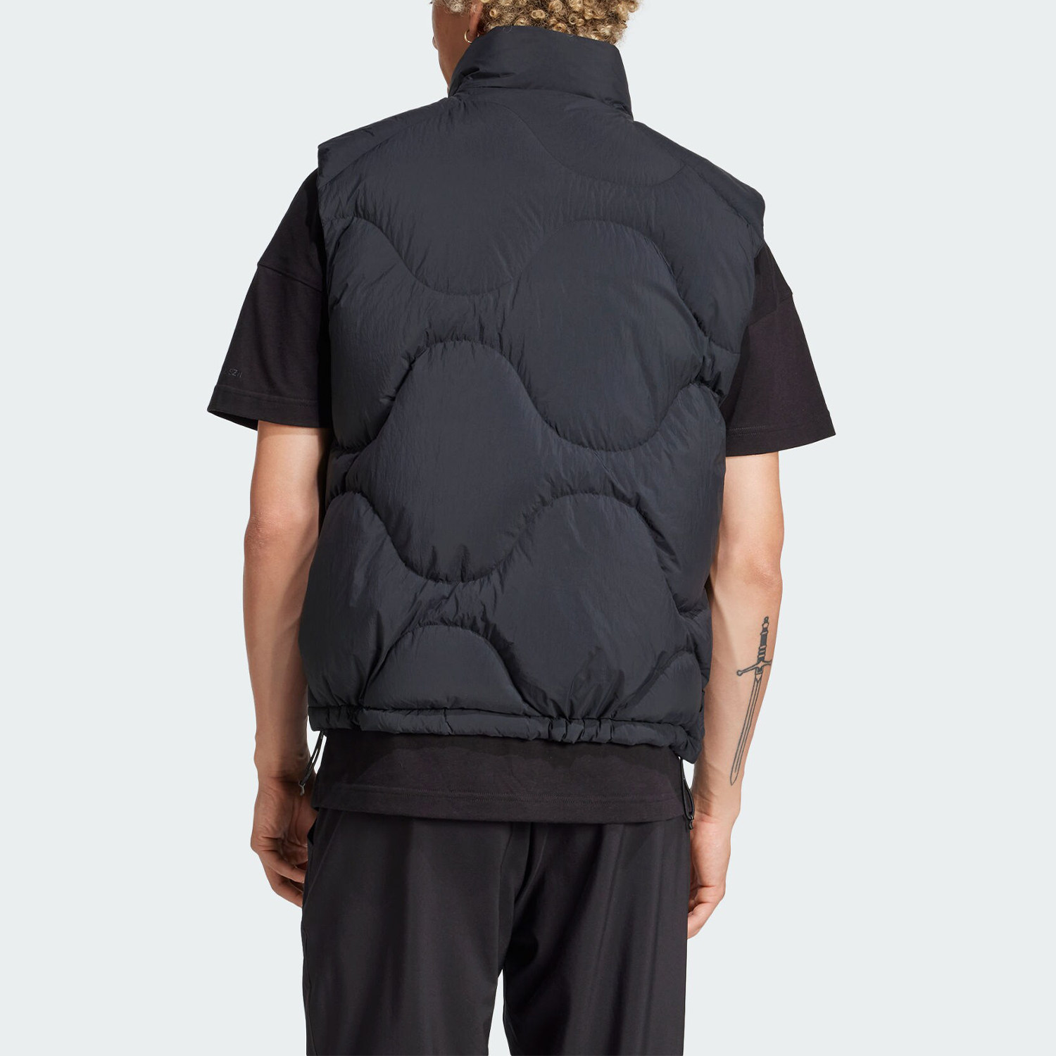 Adidas/阿迪达斯正品运动男士抗风保暖背心立领羽绒马甲JG5937 - 图1