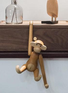 梵瀚实木摆件挂壁式创意摆设装饰送闺蜜新年礼物手工小玩偶公仔