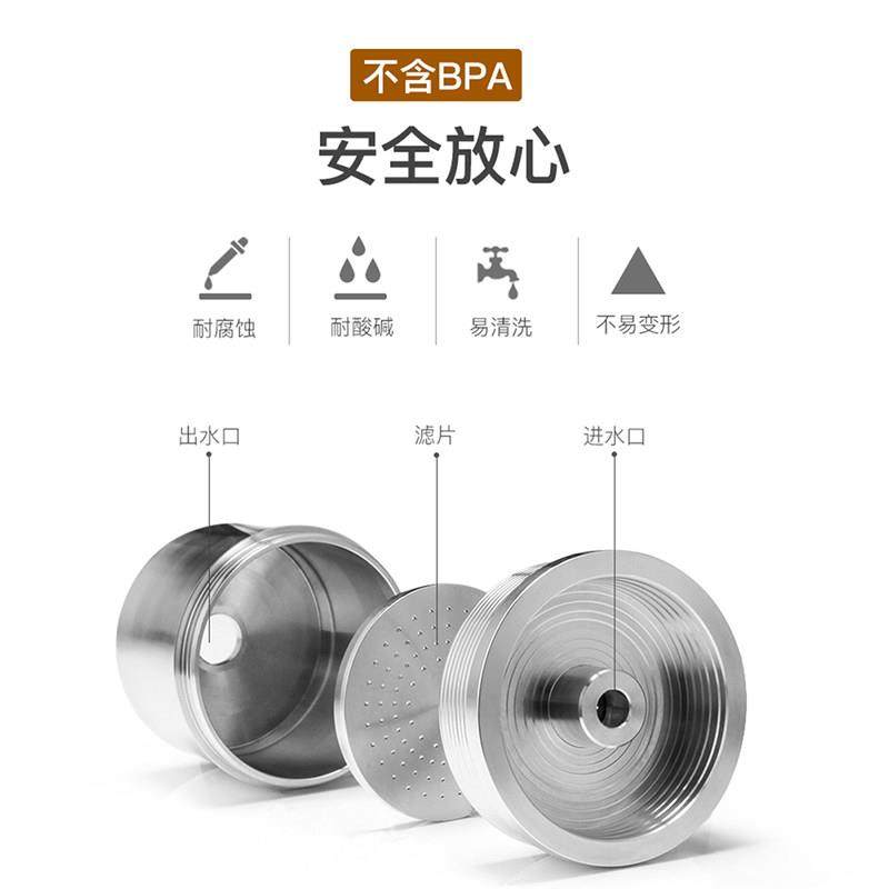 铠食兼容illy咖啡机304不锈钢胶囊咖啡壳重覆使用可循环填充diy,淘宝优惠券,粉丝福利购,淘宝优惠卷