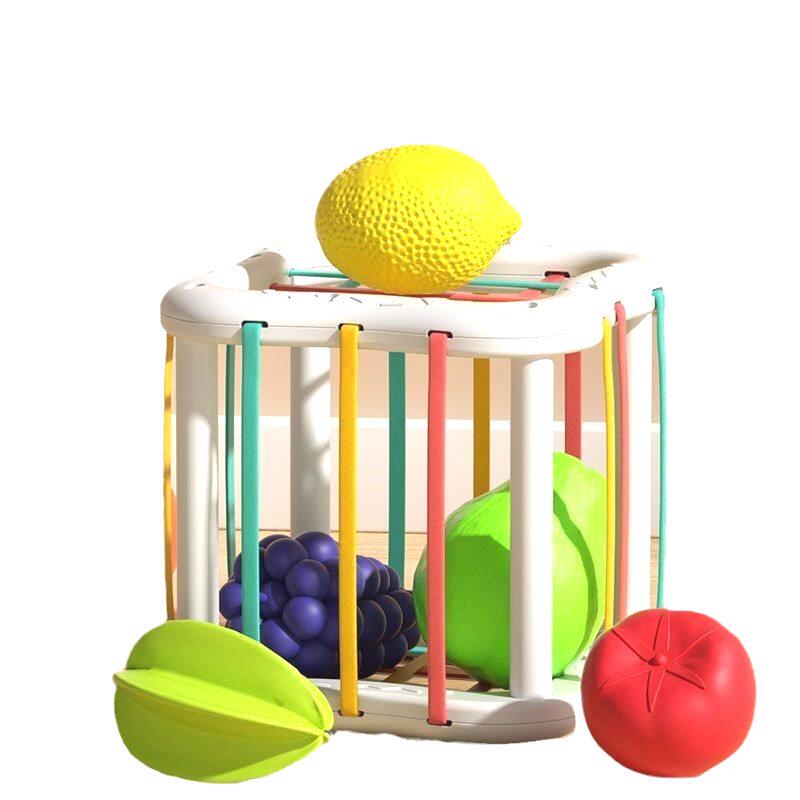 儿童彩虹塞塞乐玩具益智抓握宝宝早教启蒙新生形状认知婴幼儿礼物
