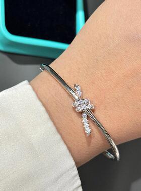 kont绳结手镯玫瑰金色