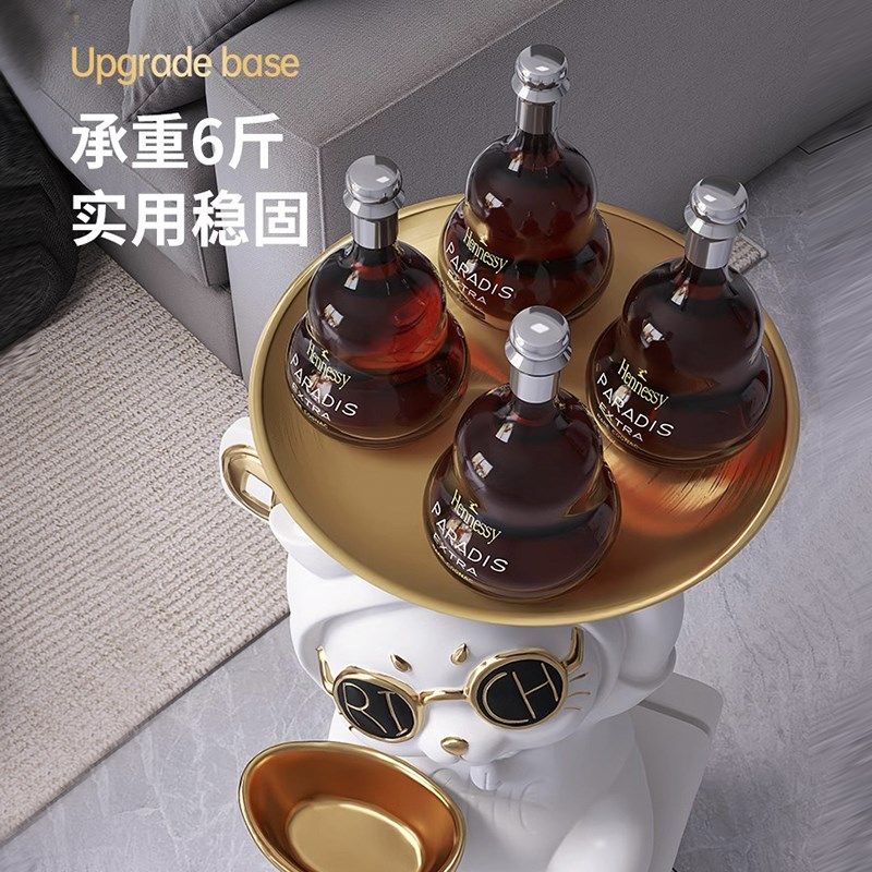 创意大型猫落地摆件托盘客厅沙发电视柜M装饰开业乔迁新居礼品,淘宝优惠券,粉丝福利购,淘宝优惠卷