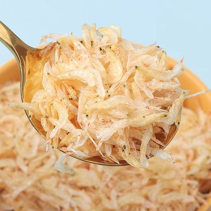 味可幻生晒虾皮淡干虾米含钙不添加盐100g送婴幼儿童宝宝辅食食谱