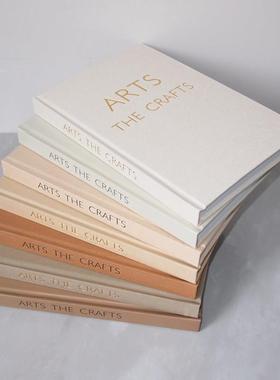 27CM麻面纹理材质 简约现代装饰真书 售楼处样板房摆件道具书