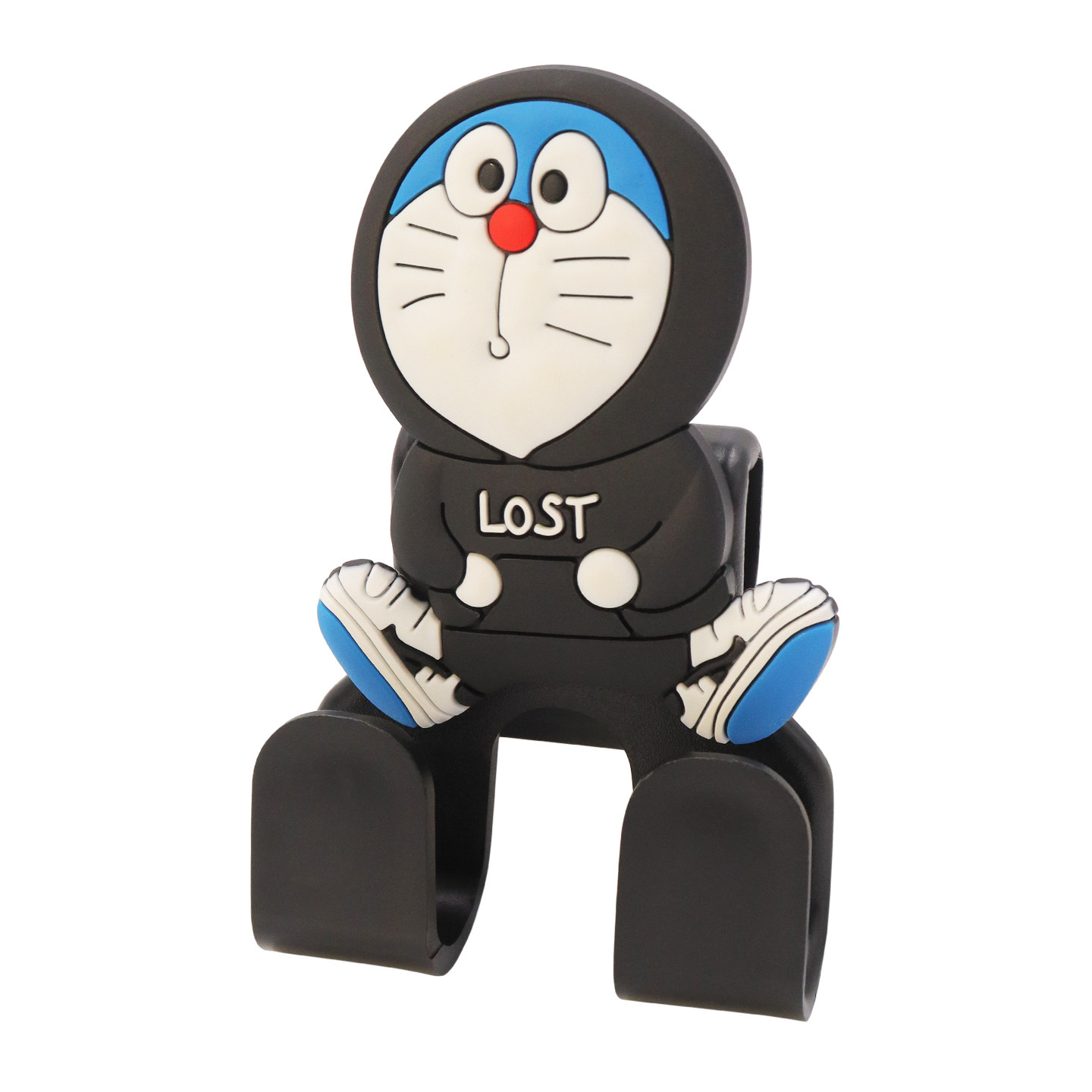 Cartoon cute electric car front storage hook hanging bag