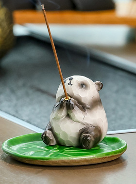 鱼缸造景摆件创意青蛙钓鱼庭院