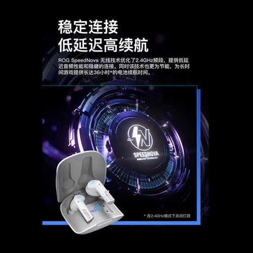 ROG降临TWS SpeedNova真无线耳机ANC主动降噪 - 图3