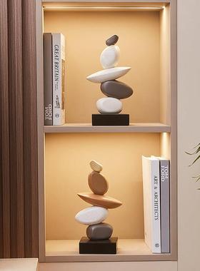 时来运转高级感摆件玄关客厅电视柜酒柜办公室桌面创意装饰品小众