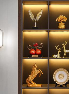 发财树酒柜摆件组合客厅旺宅电视餐边柜轻奢高档装饰品2024年新款