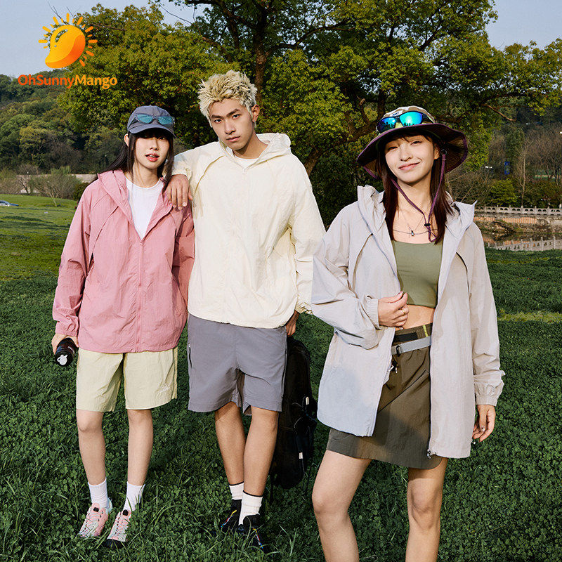 【品牌专柜】山系户外轻量化防晒冲锋衣男女同款