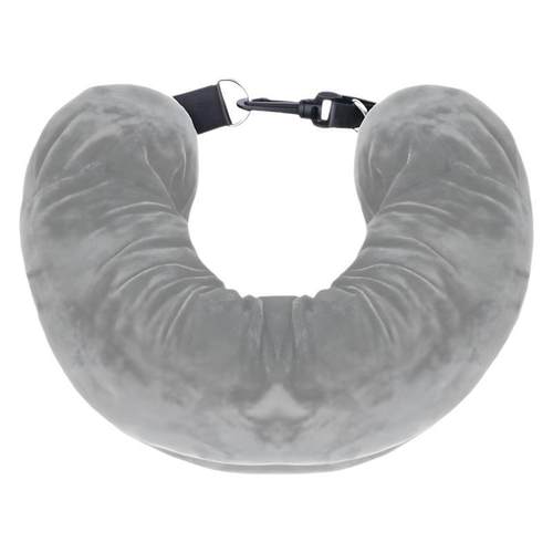 旅行便携廉航u型枕套可填充可塞衣服收纳袋廉价航空神器飞机颈枕 - 图3