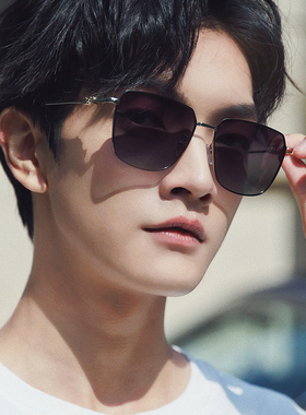 速发方款视镜男款级感男士202新形偏光太开车专用近墨驾驶镜