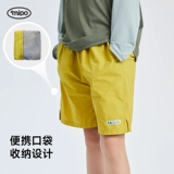 Быстросохнущие шорты, летние детские цветные спортивные легкие и тонкие штаны для мальчиков, свободный крой