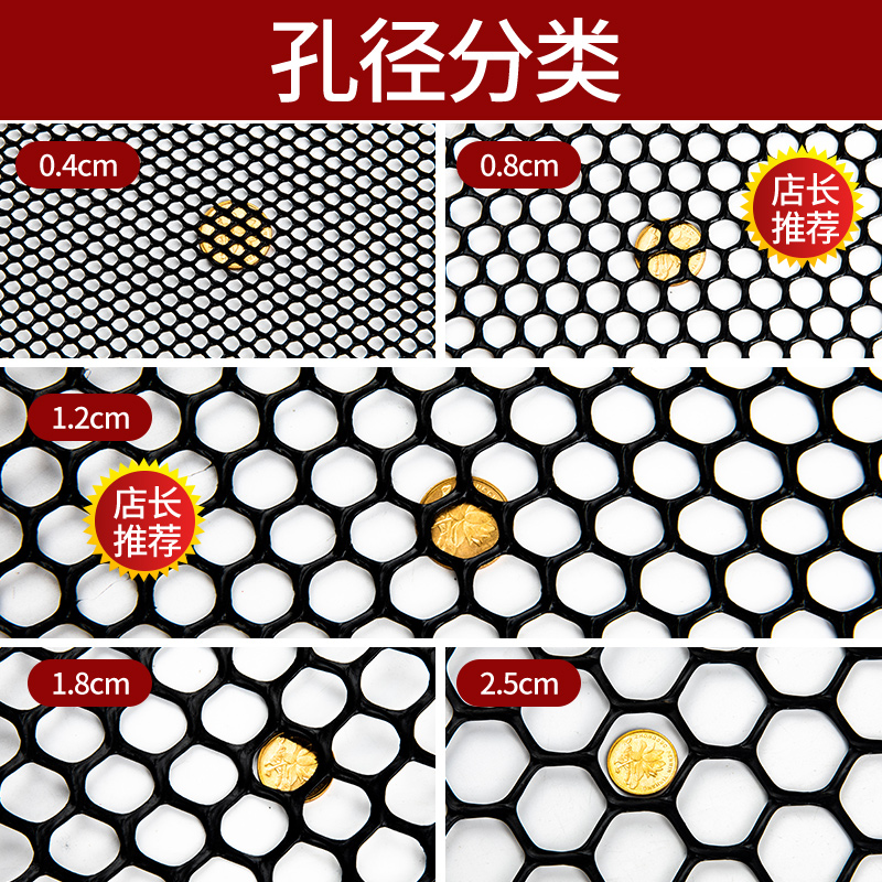 阳台防护网塑料围栏网防漏防掉封窗网防盗窗防猫安全网养殖护栏网 - 图1